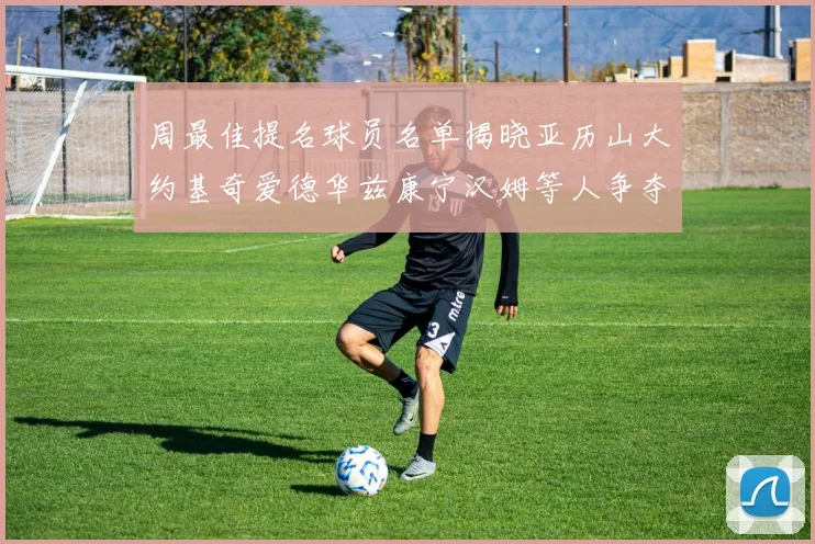 周最佳提名球员名单揭晓亚历山大约基奇爱德华兹康宁汉姆等人争夺荣誉